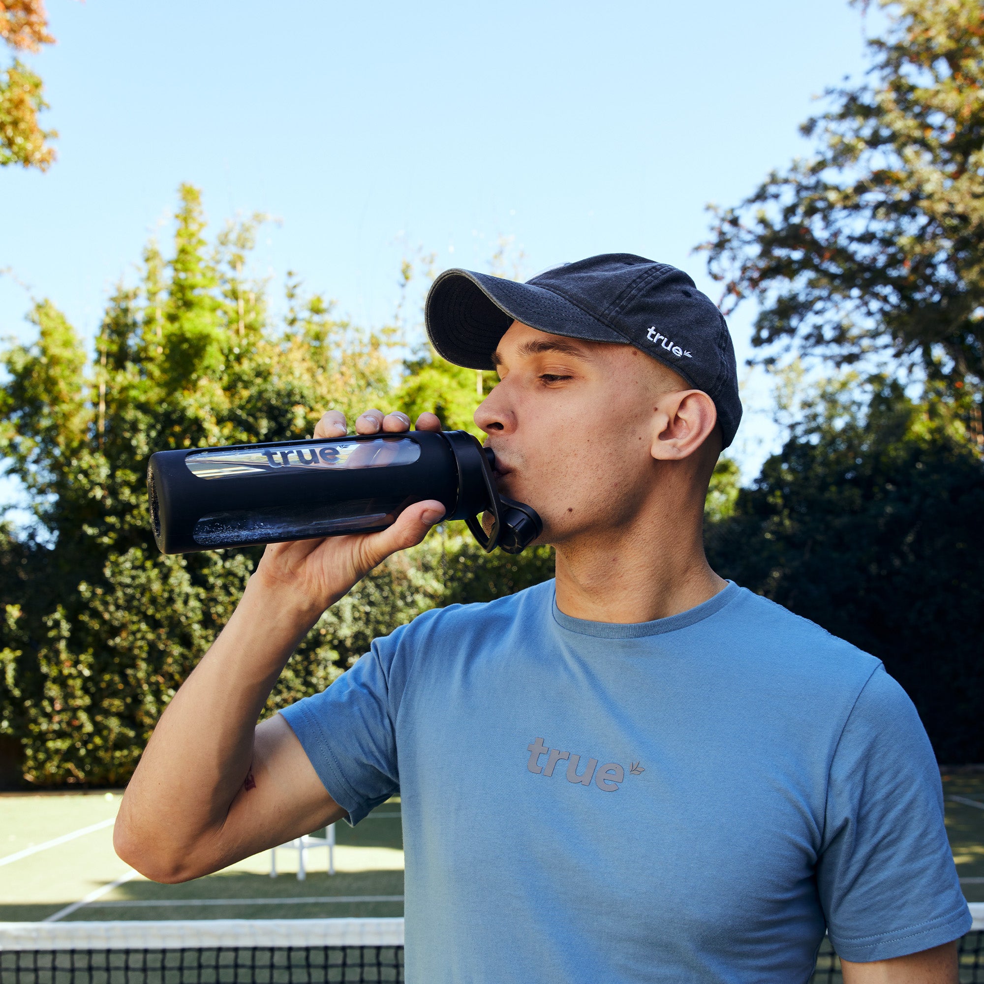 Glass Water Bottle