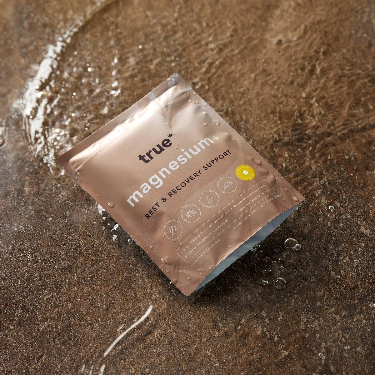 True Protein Magnesium+ 250g pouch — Lemon Burst flavour