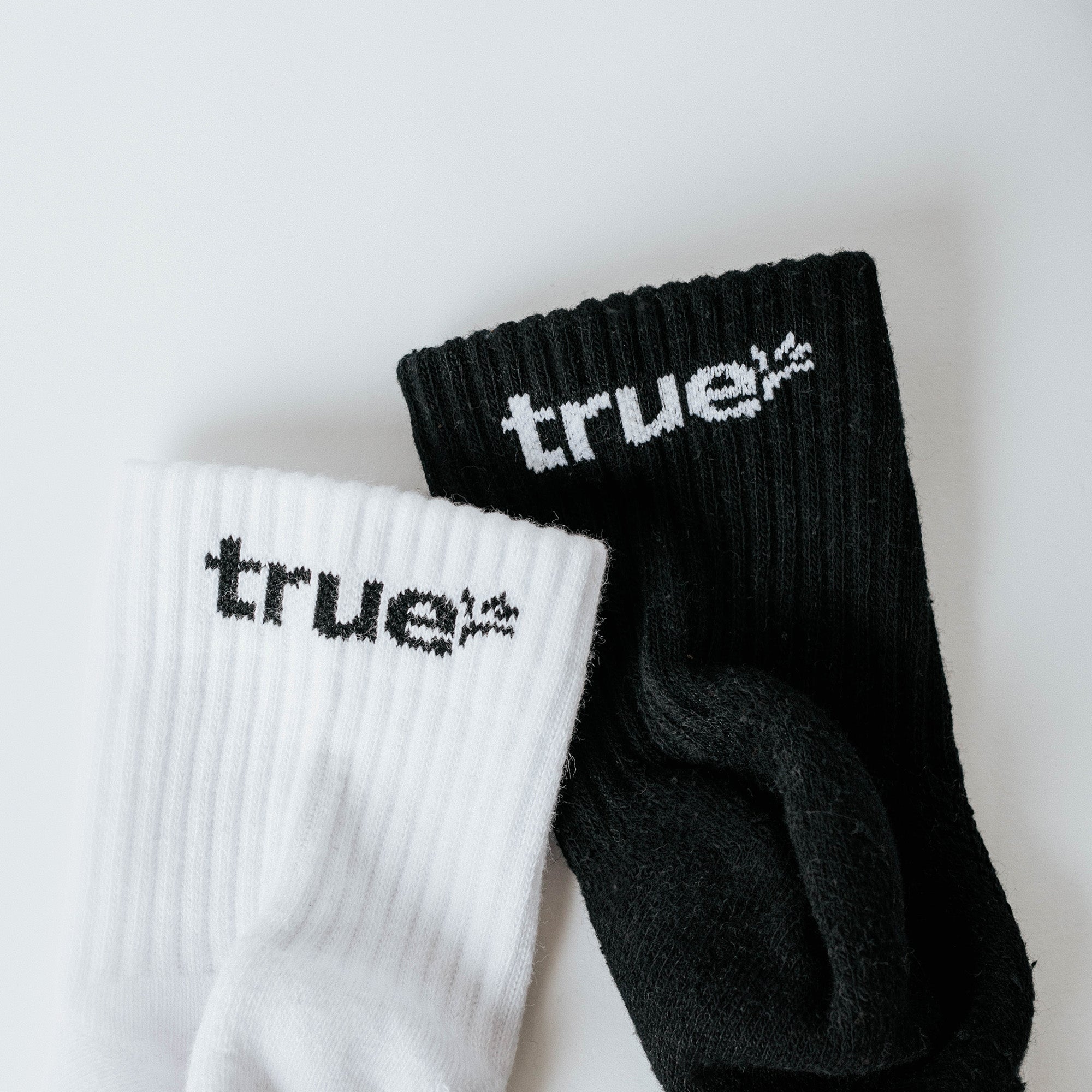Quarter Crew Socks 2 pack [Black/White]