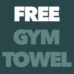 FREE Microfibre Gym Towel Banner