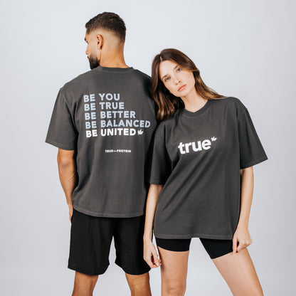 Unisex Oversized Tee - Graphite