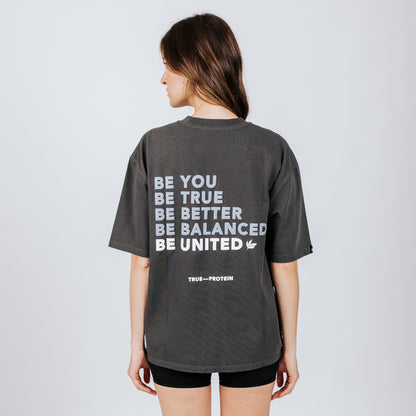 Unisex Oversized Tee - Graphite