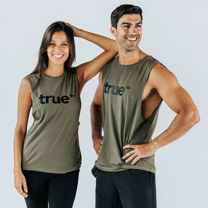 Unisex Khaki Tank